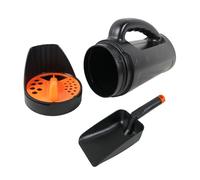 Spandiconcime portatile - Strumento portatile da giardino e prato, shaker manuale per una distribuzione uniforme di fertilizzanti, semi, sale, ghiaccio in cortile, cortile o progetti paesaggistici