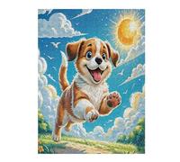 Spaniel Puzzle 500 Pezzi Regalo Festa Del Padre Perfetto Cute Pet Animals Rompicapo Difficile E Rilassante Idea Regalo Originale Per Papà 500 PCS