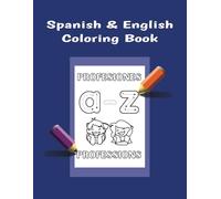 Spanish and English Coloring Book: Alphabetical bilingual book about professions