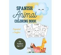 Spanish Animal Coloring Book: Libro de animales en español