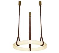 Spanish Classic Marble Pendant Light Modern Leather Belt LED Hanging Lamps Home Restaurant Gallery Decor Lighting Fixture