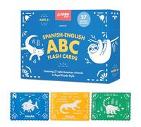 Spanish-English ABC Flash Cards: 27 Bilingual Alphabet Flash Cards Featuring Latin American Animals in a Papel Picado Design: 6