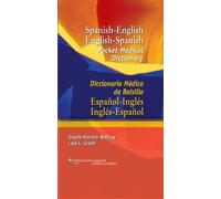Spanish-English English-Spanish Pocket Medical Dictionary: Diccionario Médico de Bolsillo Español-Inglés Inglés-Español (Spanish to English/ English to Spanish Medical Dictionary) by Onyria Herrera McElroy PhD (2008-05-15)