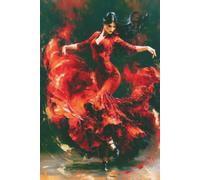 Spanish Flamenco Dancer Journal: Spain Lined Notebook For Women