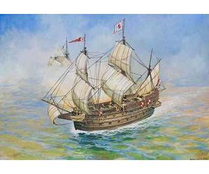 Spanish Galeon "San Martin" Flagship of the Armada Invincible Ship Kit 1:350