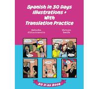 Spanish in 30 days illustrations + with translation practice