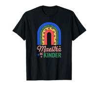 Spanish Kindergarten Teacher Cute Bilingual Educator Idea Maglietta