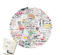 Spanish Quote Stickers - Motivational Pack for Reward Use | Autoadesivo impermeabile Material, Creative Design, 35g Lightweight, 4-6CM Size, Fun Accessories for Laptop Water Bottle Cup Phone