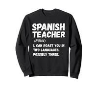 Spanish Teacher Definition - Funny Bilingual Educator Tee Felpa