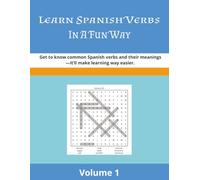 Spanish Verbs Word Search: Learn Spanish verbs in a fun way with these Word Find Puzzles |6x9 inches, 110 pages| 50+ puzzles... Gifts for Students, Language Learners and those with an active mind.