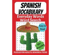 Spanish Vocabulary Word Search Puzzle Book: Word Searches with Easy to Read Print about Everyday Vocabulary for Spanish Language Learners | 6x9 ... Holidays and Free Times-Fun Memory Exercise