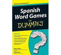 Adam Cohen Leslie Frates Spanish Word Games For Dummies (Tascabile)