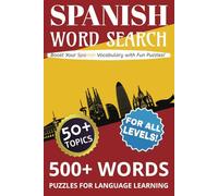 Spanish Word Search Book: Spanish Word Finder for Language Learners