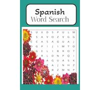 Spanish Word Search Puzzle Book: Word Searches with easy to Read Print|6 X9 inches, 110 pages | 50+ Puzzles..