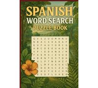 Spanish Word Search Puzzle Book: Word Searches with Easy to Read Print about Spanish culture, Vocabulary and more | 6x9 inches, 110 pages | 50+Puzzles ... Gift for Vacations, Holidays and Free Times