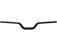 Spank Cintre Spoon ¯31,8mm, 800mm Rise 75mm Noir/Green, Manubrio MTB. Unisex-Adulto, Nero/Verde, 31.8mm