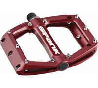 Spank Cucchiaino 110 Pedali - Plateau, Alluminio, 9/16 ", 110mm Larghezza, Rosso