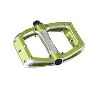 Spank Cucchiaino 110 Pedali - Plateau, Alluminio, 9/16 ", 110mm Larghezza, Verde