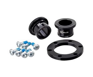 Spank Kit conversione mozzo anteriore Hex 20x110 Accessori MTB adulto Unisex, Nero