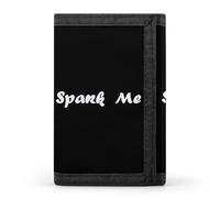 Spank Me - Portafogli a tre ante con porta banconote e carte di credito, 8 scomparti, portachiavi, finestra per foto, per uomini e donne, Stile 41., Taglia unica, Per tutte le stagioni