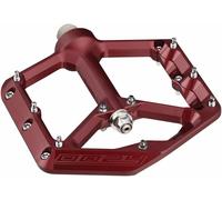 Spank Melmoso Pedali - Plateau, Alluminio, 9/16 ", Rosso