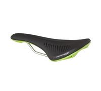 Spank Oozy Sella di Bicicletta Unisex Adulto, Nero/Verde