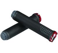 Spank Spike 33 - Manopole per Bicicletta, Unisex, da Adulto, Colore: Nero/Rosso