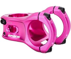 Spank Split 35 Enduro Trail Shotpeen - Attacco universale per bicicletta, attacco manubrio mountain bike, morsetto per barra, attacco manubrio anodizzato Shotpeen, ottimizzato per CNC, 40 mm, rosa