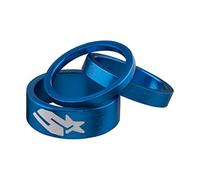 Spank kit di 3 distanziali sterzo tweet tweet 1 1 8 blu