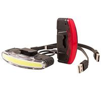 Illuminazione a 3 modalità di ricarica usb anteriore+posteriore a led Spanninga Arco Noir TU