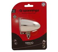 Spanninga Trendo, Luce Anteriore Dinamo Unisex Adulto, Argento, Taglia Unica