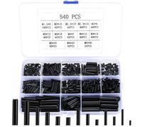 Spannstift Hohlsplinte, 540 Stk Klappsplinte, Hohl Federstifte Manganstahl Sorti