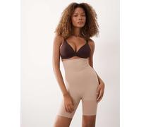 SPANXsculpt - GoFigure - Pantaloncini a vita alta a metà coscia beige chai-Neutro M