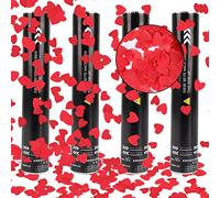 Spara Coriandoli*4, Taozoey Cannone Spara Coriandoli, Coriandoli Cannoni Popper, Spara Coriandoli Laurea, Coriandoli Matrimonio, Confetti per Compleanno, Tubo Sparacoriandoli