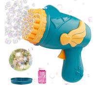 Sparabolle di Sapone, Bolle di Sapone Bambini, Bolle di Sapone, 26 Fori Pistola Spara Bolle di Sapone, Spara Bolle di Sapone Automatico, Pistola Bolle,Bolle di Sapone Matrimonio per Feste Estive Nozze