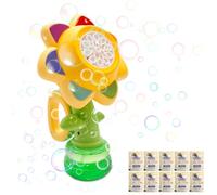 Sparabolle di Sapone, Spara Bolle di Sapone Automatico - Contiene 120 ml di Liquido per Bolle di Sapone, Tre Livelli Regolabili, un Giocattolo Estivo Adatto alle Attività all'aperto