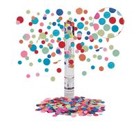 Sparacoriandoli colorati Cannone festivo Party popper 180 g 10 pz. 40 cm