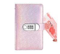 Sparbuch Mit Zahlenschloss - Trendy Geldschein Sammelbuch Mit 100 Seiten | Sicherer Geldbeutel Organizer Bargeld Münzen | Budgetplaner Haushaltsbuch Für Spar-Challenge, Taschengeldkontrolle, Finanzo