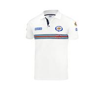 Sparco 01275MRBI Polo Replica Martini Racing Bianco