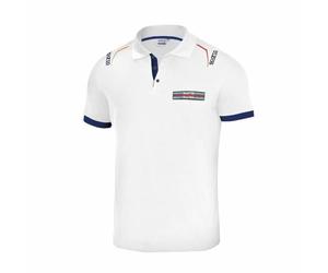 sparco 01275MRNR5XXL, Martini Racing Polo, Nero, Standard Unisex Adulto, Multicolore, 42/50 EU