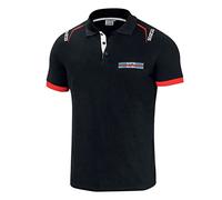 Sparco Martini Racing Polo, Nero, Standard Unisex Adulto, multicolore, S