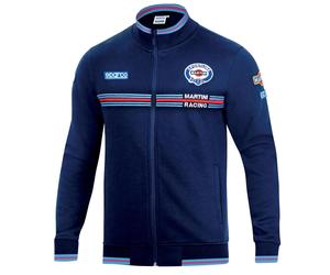 Sparco 01278MRBM Felpa Lavoro Full Zip Martini Racing Blu
