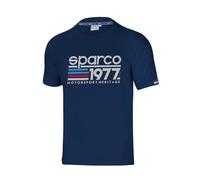 Maglia a Maniche Corte Sparco S01329BM4XL Blu Marino
