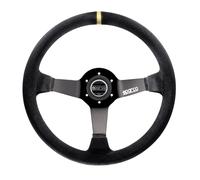 SPARCO 015R325CSN Volante Racing "R325" scamosciato nero 350mm + kit gemme