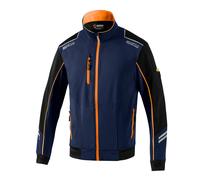 Sparco Austin giacca antivento tech light-shell tg XXL grigio scuro/giallo fluo