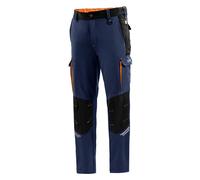 SPARCO PANTALONE TECNICO OREGON TECH TROUSERS BLU/ARANCIONE CON TASCHE DA LAVORO