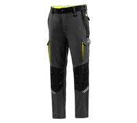 Sparco Pantaloni tecnici DC Tech nylon stretch 240 g/m² multitasche XXL grigio scuro/giallo fluo