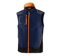 SPARCO GILET TECNICO ILLINOIS TECH LIGHT VEST BLU/ARANCIONE CON TASCHE DA LAVORO