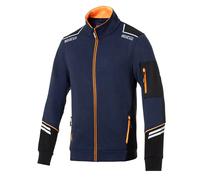 Sparco 02429BMAF Felpa Lavoro Zip Completa Tecnologia Alabama Blu