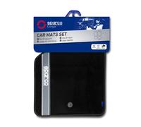 Sparco 03763BAR Set Tappeti Moquette, STRADA, Grigio, Set di 4